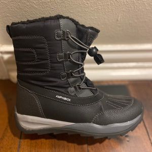 Geox Amphibiox Black Boots
